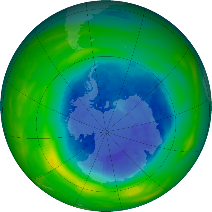 Ozone Map 1986-09-13